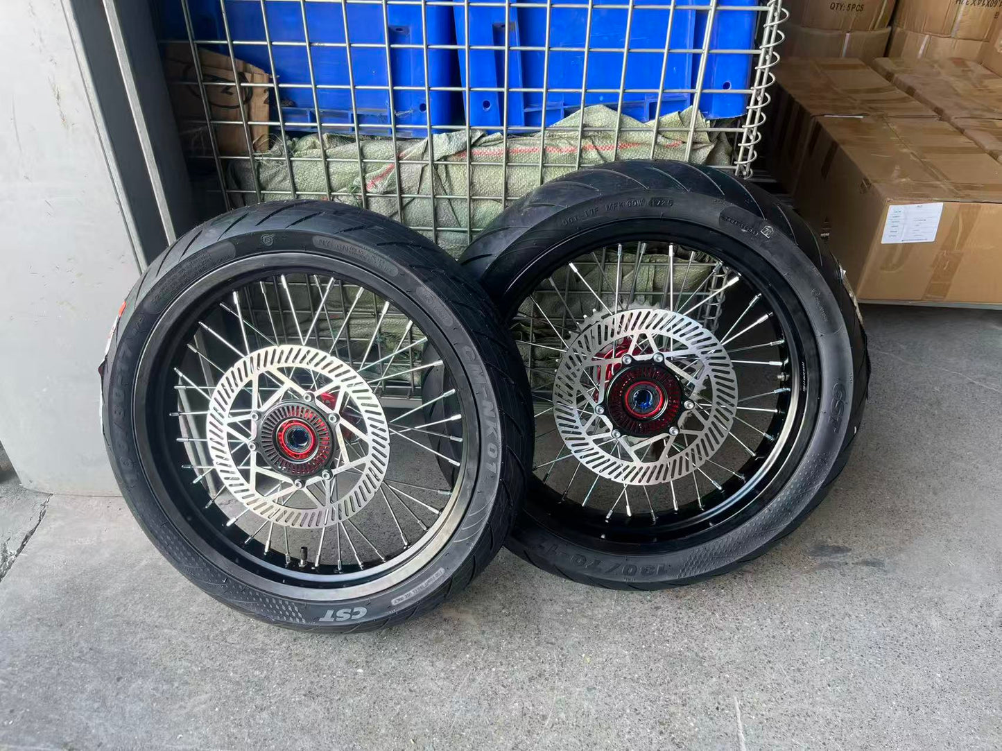 Ultra Bee Supermoto Wheelset