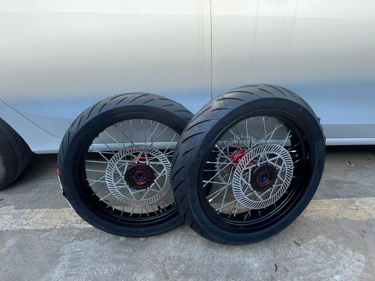 Ultra Bee Supermoto Wheelset